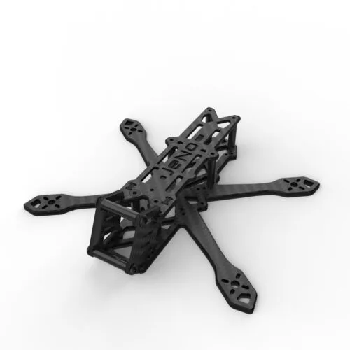 Châssis FPV JeNo 3 pouces en carbone unibody, compatible DJI O3 et O4 Pro