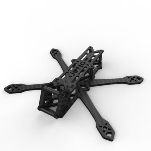 Châssis FPV JeNo 3.5 pouces en carbone unibody, compatible DJI O3 et O4 Pro