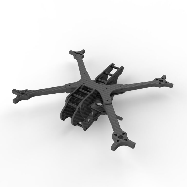 Châssis FPV Vulture Mini Cinelifter en carbone pour caméra cinéma, design Straw Hat Aerial
