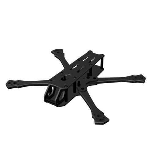 Châssis FPV Pragma C45 v2 5 pouces, cage carbone 45°, design AuxPlumes