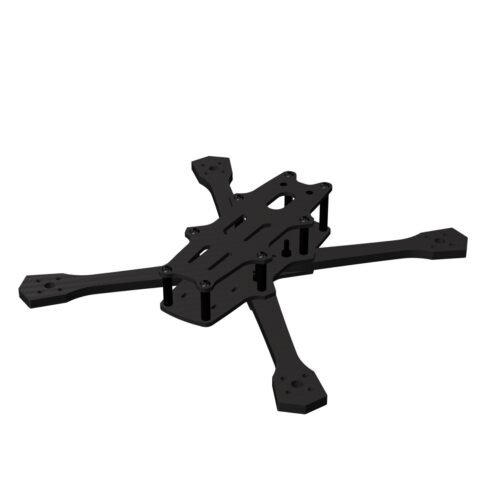 Châssis FPV Primal 5 pouces sans cage, carbone, design AuxPlumes